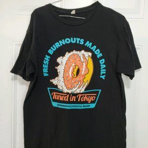 FRESH BURNOUTS OUT MADE DAILY TUNED IN TOKYO T-Shirt size M